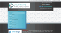 Desktop Screenshot of colbypacificdentistry.com